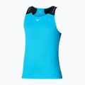 Чоловіча бігова майка Mizuno DryAeroFlow Tank гавайський океан/чорний