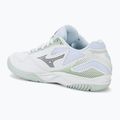 Кросівки для гандболу дитячі Mizuno Stealth Star 2 Jr white/gridge/patinagreen 3