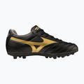 Кросівки футбольні дитячі Mizuno Morelia II Club Jr AG black/gold/dark shadow 2