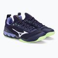 Кросівки баскетбольні Mizuno Wave Luminous 2 evening blue/tech green/lolite 5