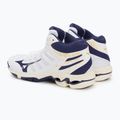 Чоловічі волейбольні кросівки Mizuno Wave Voltage Mid білі/синя стрічка/золото 4
