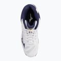 Чоловічі волейбольні кросівки Mizuno Wave Voltage Mid білі/синя стрічка/золото 7