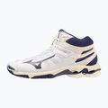 Чоловічі волейбольні кросівки Mizuno Wave Voltage Mid білі/синя стрічка/золото 3