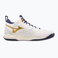 Кросівки баскетбольні Mizuno Wave Dimension Mid white/blue ribbon/mp gold 9