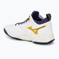 Кросівки баскетбольні Mizuno Wave Dimension Mid white/blue ribbon/mp gold 3