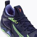 Кросівки баскетбольні чоловічі Mizuno Wave Momentum 3 evening blue/tech green/lolite 10