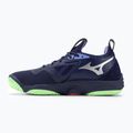 Кросівки баскетбольні чоловічі Mizuno Wave Momentum 3 evening blue/tech green/lolite 3