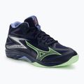 Кросівки баскетбольні чоловічі Mizuno Thunder Blade Z Mid evening blue/tech green/lolite