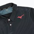 Чоловіча тенісна футболка-поло Mizuno Charge Shadow Polo чорна 3