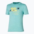 Футболка для бігу чоловіча Mizuno Core Run Tee aquifer