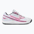 Кросівки тенісні жіночі Mizuno Break Shot 4 AC white / pink tetra / turbulence 2