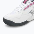 Кросівки тенісні жіночі Mizuno Break Shot 4 AC white / pink tetra / turbulence 7