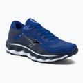 Чоловічі бігові кросівки Mizuno Wave Sky 7 серфінг в інтернеті/сріблясті/сукня сині