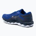 Чоловічі бігові кросівки Mizuno Wave Sky 7 серфінг в інтернеті/сріблясті/сукня сині 3