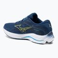 Чоловічі кросівки Mizuno Wave Rider 27 темно-синій півонія/яскраво-зелений/шапочка для плавання 3