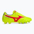Кросівки футбольні чоловічі Mizuno Morelia II Pro MD safety yellow/fiery coral 2/galaxy silver 2
