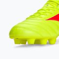 Кросівки футбольні чоловічі Mizuno Morelia II Club MD safety yellow/fiery coral 2/galaxy silver 9