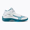 Кросівки волейбольні чоловічі Mizuno Thunder Blade Z Mid white/sailor blue/silver 2