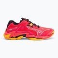 Волейбольні кросівки Mizuno Wave Lightning Z8 сяючі червоні / білі / морквяний завиток 2