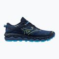 Чоловічі кросівки Mizuno Wave Mujin 10 сукняний синій/яскраво-зелений/шапочка для плавання 9