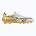 Кросівки футбольні чоловічі Mizuno Αlpha Japan Md white/ge gold/black 8