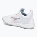 Кросівки для волейболу жіночі Mizuno Wave Luminous 2 white/navy peony/peach parfait 3