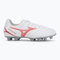 Кросівки футбольні дитячі Mizuno Monarcida Neo III Select Jr MD white/radiant red 2
