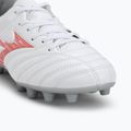 Кросівки футбольні дитячі Mizuno Monarcida Neo III Select Jr MD white/radiant red 7