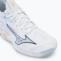 Жіночі волейбольні кросівки Mizuno Wave Momentum 3 білі / темно-синій півонія / персиковий парфе 7
