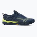 Чоловічі кросівки Mizuno Wave Daichi 8 темно-синій півонія/яскраво-зелений/сукня синій 2
