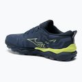 Чоловічі кросівки Mizuno Wave Daichi 8 темно-синій півонія/яскраво-зелений/сукня синій 3