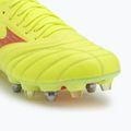 Кросівки футбольні чоловічі Mizuno Morelia Neo IV β Elite MIX safety yellow/fiery coral 2/safety yellow 7