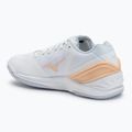 Кросівки гандбольні жіночі Mizuno Wave Stealth Neo white/navy peony/peach parfait 3