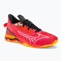 Кросівки для гандболу чоловічі Mizuno Wave Mirage 5 radiant red/white/carrot curl