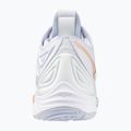 Жіночі волейбольні кросівки Mizuno Wave Momentum 3 Mid білі / темно-синій півонія / персиковий парфе 10