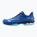 Кросівки для тенісу чоловічі Mizuno Wave Exceed Light 2 AC mugen blue/white/river blue