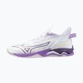 Кросівки для гандболу жіночі Mizuno Wave Mirage 5 white/patrician purple/quince 8