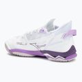 Кросівки для гандболу жіночі Mizuno Wave Mirage 5 white/patrician purple/quince 3