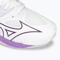 Кросівки для гандболу жіночі Mizuno Wave Mirage 5 white/patrician purple/quince 7