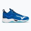 Кросівки волейбольні жіночі Mizuno Wave Dimension Mid mugen blue/white/estate blue 2