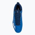 Кросівки волейбольні жіночі Mizuno Wave Dimension Mid mugen blue/white/estate blue 5