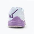 Кросівки волейбольні дитячі Mizuno Lightning Star Z7 white/patrician purple/quince 6