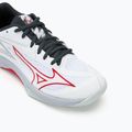 Кросівки волейбольні дитячі Mizuno Lightning Star Z7 white/salsa/black 7