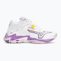 Кросівки волейбольні жіночі Mizuno Wave Lightning Z8 Mid white/patrician purple/quince 2
