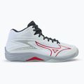 Кросівки волейбольні чоловічі Mizuno Thunder Blade з Mid white/salsa/black 2