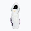 Кросівки волейбольні жіночі Mizuno Wave Dimension white/patrician purple/quince 5