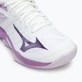 Кросівки волейбольні жіночі Mizuno Wave Dimension white/patrician purple/quince 7