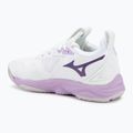 Кросівки волейбольні жіночі Mizuno Wave Momentum 3 white/patrician purple/quince 3