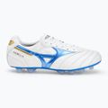 Кросівки футбольні чоловічі Mizuno Morelia II Japan Md white/laser blue/gold 2