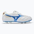 Кросівки футбольні чоловічі Mizuno Morelia II Elite Md white/laser blue/gold 2